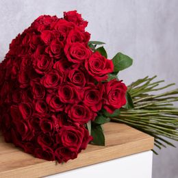 Rudá růže 70 cm